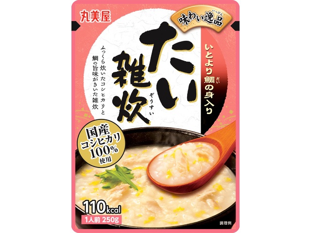 丸美屋 味わい逸品 たい雑炊２５０ｇ □お取り寄せ品 【購入入数３０個】