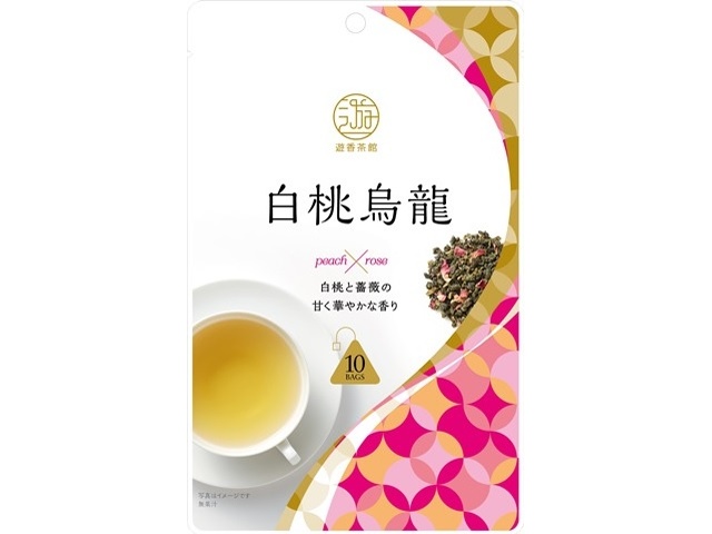 三井 遊香茶館 白桃烏龍１０Ｐ  【購入入数６個】