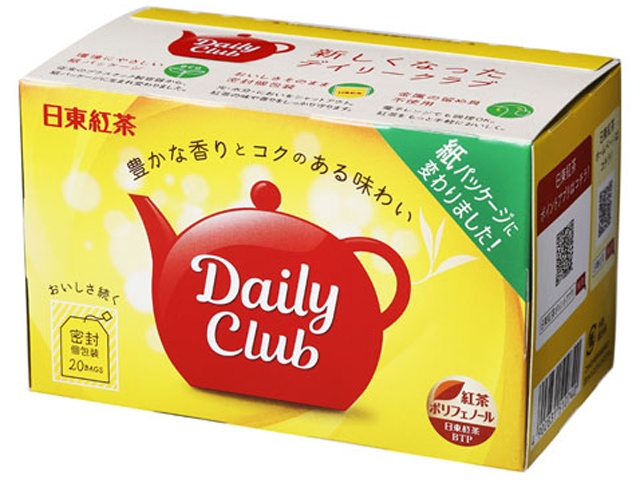 日東紅茶 デイリークラブティーバッグ ２０Ｐ □お取り寄せ品 【購入入数４８個】