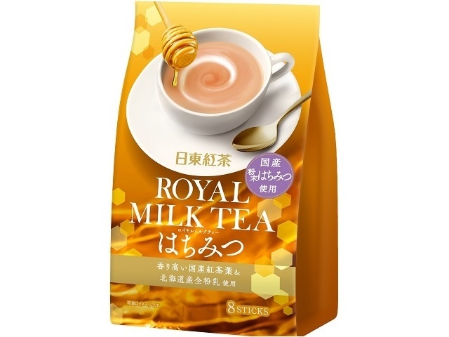 日東紅茶 ロイヤルミルクティーはちみつ８Ｐ □お取り寄せ品 【購入入数２４個】