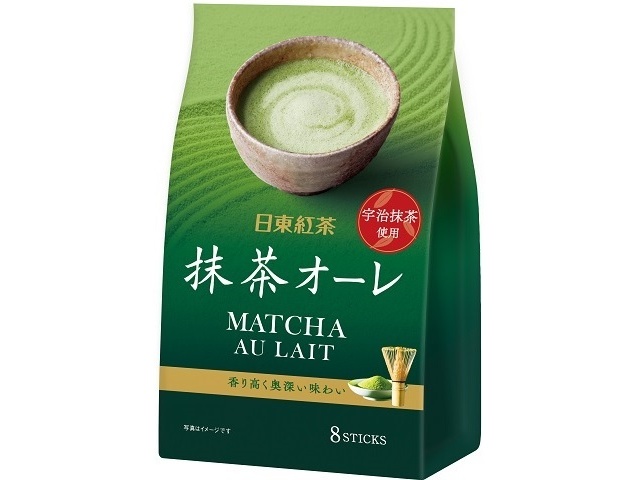 日東紅茶 抹茶オーレ ８Ｐ □お取り寄せ品 【購入入数２４個】