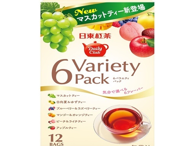 日東 デイリークラブ６バラエティーパック１２袋入 □お取り寄せ品 【購入入数７２個】