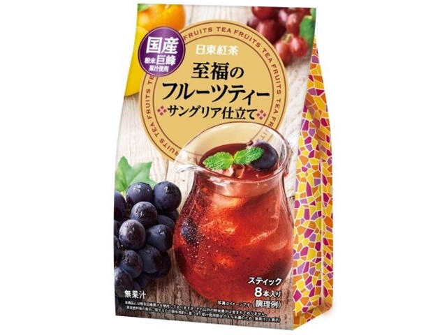 日東紅茶 至福のフルーツティーサングリア仕立て８本 □お取り寄せ品 【購入入数２４個】
