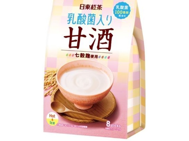 日東紅茶 乳酸菌入り甘酒 ８本 □お取り寄せ品 【購入入数２４個】