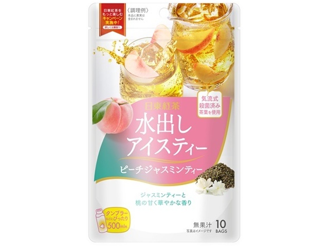 日東紅茶 水出しアイスティーピーチジャスミン３０ｇ 【新商品 2/24 発売】 □お取り寄せ品 【購入入数２４個】