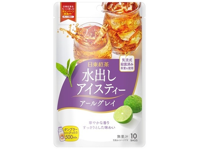 日東紅茶 水出しアイスティーアールグレイ４０ｇ 【新商品 2/24 発売】 □お取り寄せ品 【購入入数２４個】