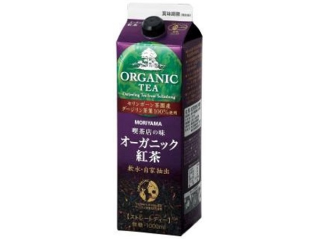 守山 喫茶店の味オーガニック紅茶１０００ｍｌ □お取り寄せ品 【購入入数１２個】