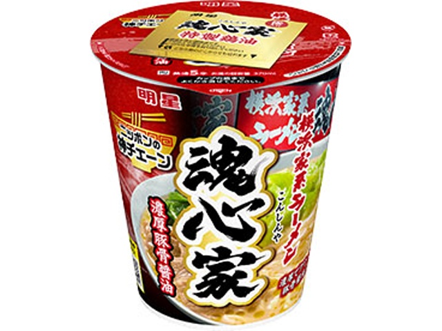 明星 ニッポンの神チェーン魂心家濃厚豚骨醤油 【新商品 3/16 発売】 △ 【購入入数１２個】