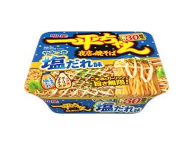 明星 一平ちゃん夜店の焼そばやみつき塩だれ味 △ 【購入入数１２個】