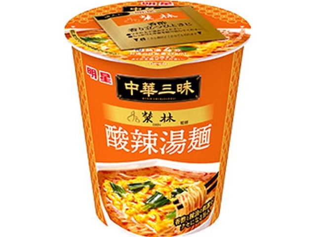 明星 中華三昧タテ型 榮林 酸辣湯麺 □お取り寄せ品 【購入入数１２個】