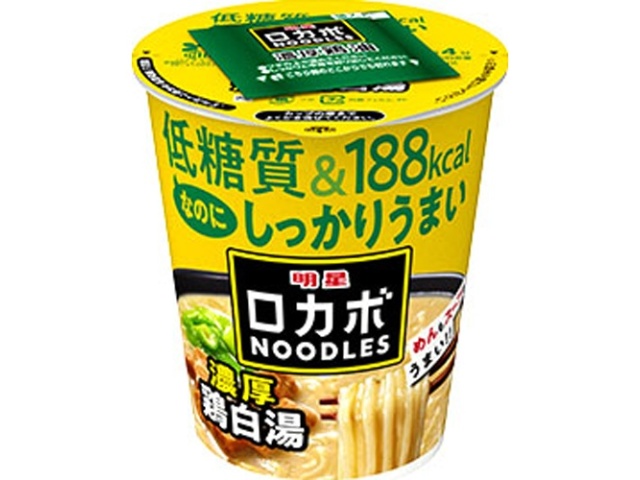 明星 ロカボＮＯＯＤＬＥＳ濃厚鶏白湯 □お取り寄せ品 【購入入数１２個】