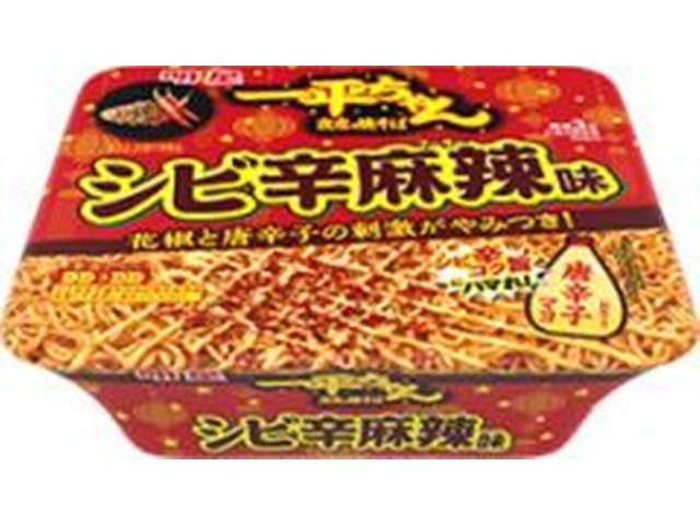 明星 一平ちゃん夜店の焼そば シビ辛麻辣味 【新商品 1/12 発売】 △ 【購入入数１２個】