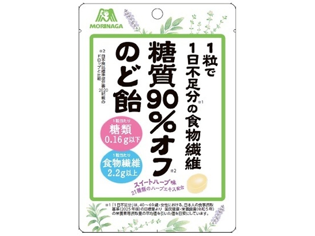 森永 糖質９０％オフのど飴 ５８ｇ □お取り寄せ品 【購入入数１１２個】