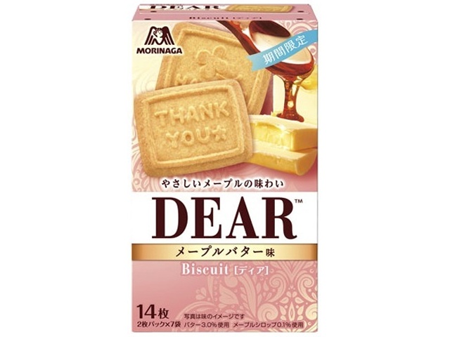 森永 ディア メープルバター味１４枚 【新商品 4/7 発売】 【今月の特売 菓子】 【購入入数５個】