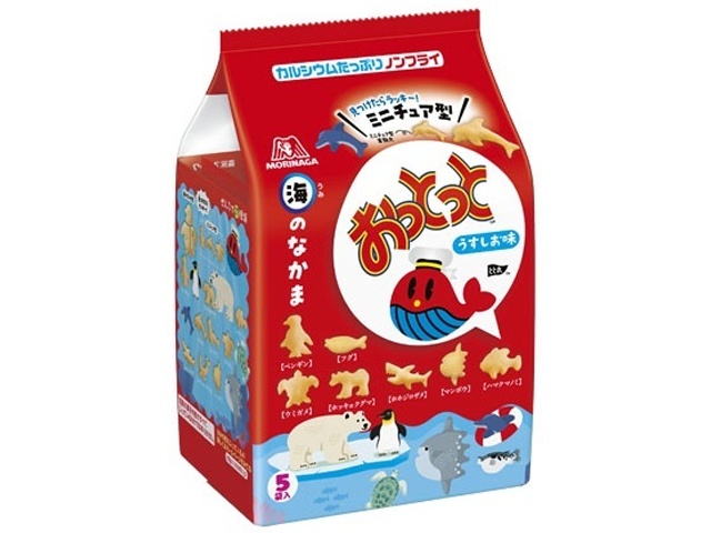 森永 おっとっと うすしお味５袋 【新商品 4/7 発売】 □お取り寄せ品 【購入入数１０個】
