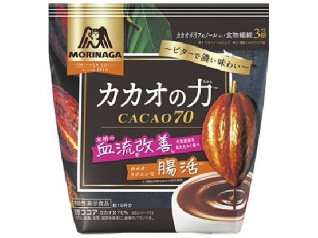 森永 カカオの力ＣＡＣＡＯ７０／２００ｇ  【購入入数２４個】