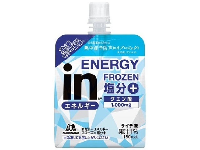 森永 ｉｎゼリーエネルギーフローズン塩分＋１５０ｇ 【新商品 4/21 発売】  【購入入数６個】
