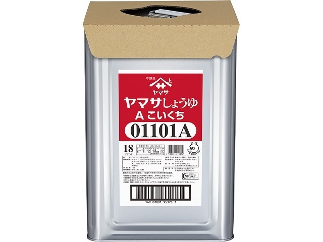 ヤマサ しょうゆＡこいくち１８Ｌ天パット缶業務用 △ 【購入入数１個】