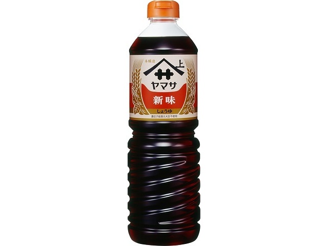 ヤマサ 新味しょうゆ １Ｌ □お取り寄せ品 【購入入数１５個】