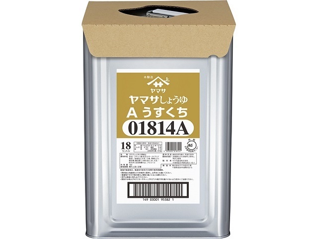 ヤマサ しょうゆＡうすくち１８Ｌ天パット缶業務用 □お取り寄せ品 【購入入数１個】