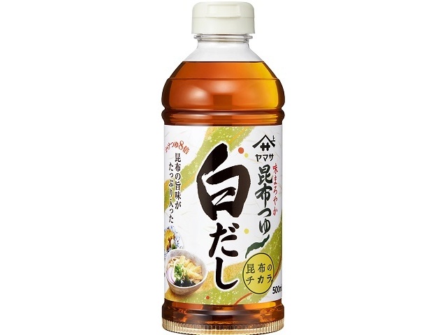 ヤマサ 昆布つゆ白だし ５００ｍｌ □お取り寄せ品 【購入入数１２個】