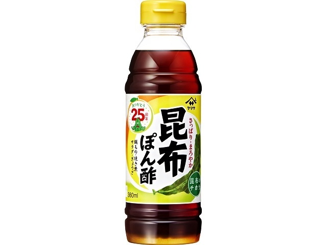 ヤマサ 昆布ぽん酢 ３６０ｍｌ 【今月の特売 調味料】 □お取り寄せ品 【購入入数１２個】