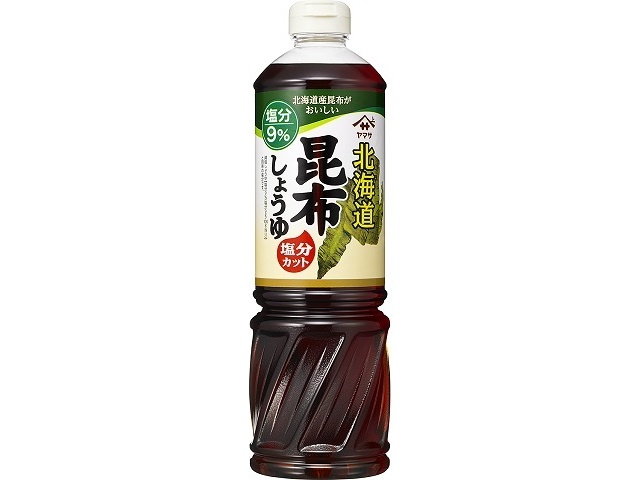 ヤマサ 北海道昆布しょうゆ 塩分カット１Ｌ □お取り寄せ品 【購入入数６個】