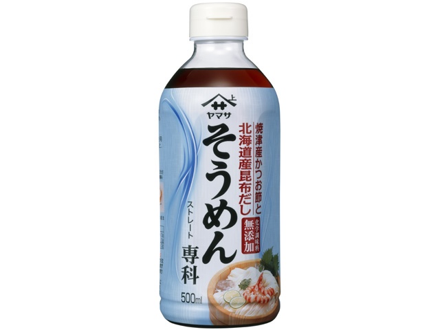 ヤマサ そうめん専科５００ｍｌ 【今月の特売 調味料】 □お取り寄せ品 【購入入数１２個】