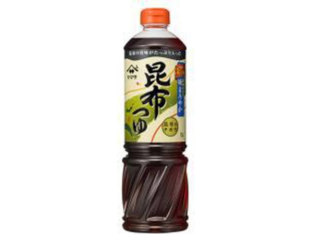 ヤマサ 昆布つゆ １Ｌ 【今月の特売 調味料】 △ 【購入入数１２個】