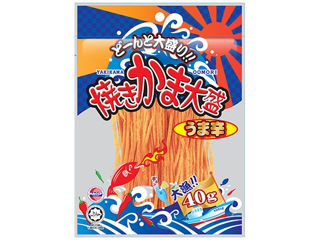 やおきん やきかま大盛 うま辛４０ｇ △ 【購入入数１０個】