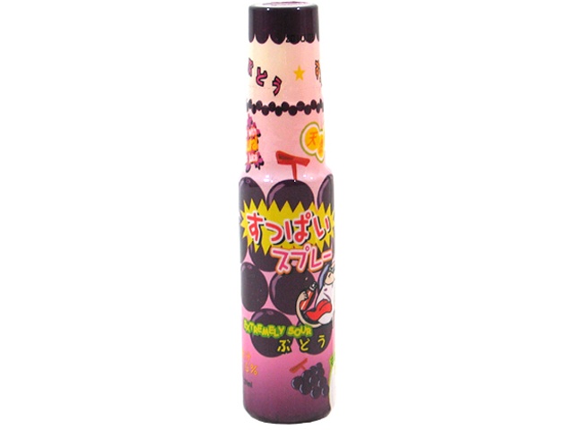 やおきん すっぱいスプレーグレープ １９ｍｌ △ 【購入入数２４個】