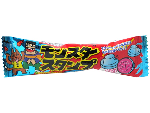 やおきん モンスタースタンプ サイダー △ 【購入入数５０個】