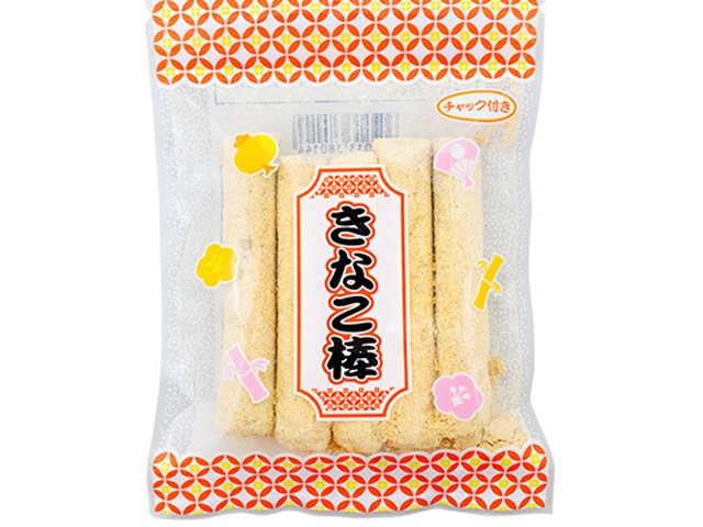 やおきん ５本きなこ棒 チャック付 □お取り寄せ品 【購入入数６０個】［入荷までお時間がかかります］