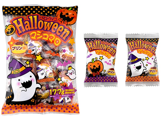 やおきん ハロウィンマシュマロプリン味１７７ｇ 【数量限定】【受注締 5/29 最短納品 8/17】 □お取り寄せ品 【購入入数１２個】［入荷までお時間がかかります］