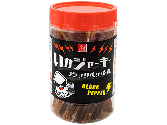 やおきん ポットいかジャーキーブラックペッパー３５ｇ □お取り寄せ品 【購入入数１０個】［入荷までお時間がかかります］
