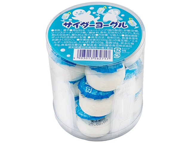 やおきん １２個サイダーヨーグル12個 【新商品 3/3 発売】 □お取り寄せ品 【購入入数１５個】［入荷までお時間がかかります］