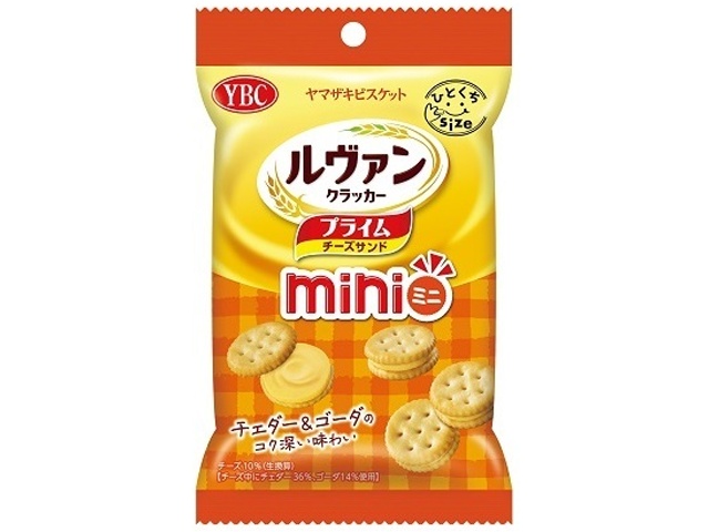 ＹＢＣ ルヴァンプライムチーズサンドミニ４０ｇ △ 【購入入数１０個】
