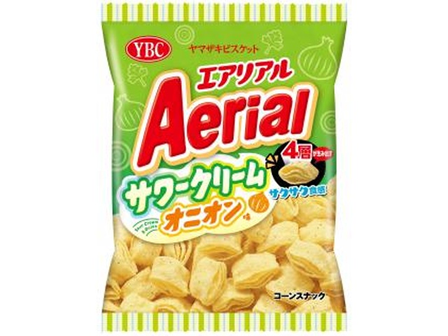 ＹＢＣ エアリアル サワークリームオニオン６５ｇ 【新商品 4/9 発売】 □お取り寄せ品 【購入入数２４個】