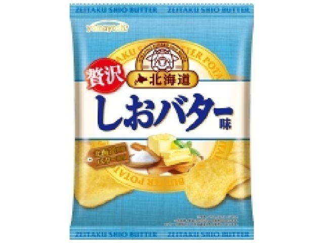 山芳 ポテト 北海道しおバター味５０ｇ △ 【購入入数１２個】