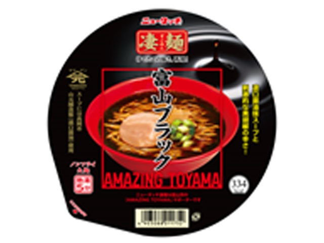 ニュータッチ 凄麺 富山ブラック △ 【購入入数１２個】