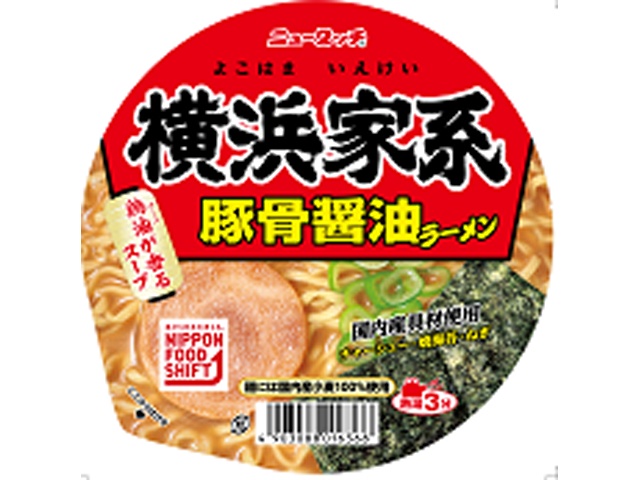 ニュータッチ 横浜家系豚骨醤油ラーメン △ 【購入入数１２個】