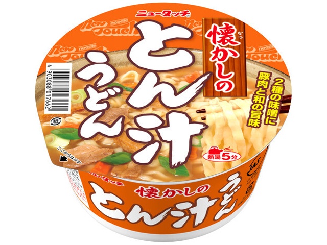 ニュータッチ 懐かしのとん汁うどん □お取り寄せ品 【購入入数１２個】