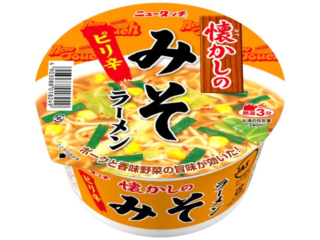 ニュータッチ 懐かしのみそラーメン △ 【購入入数１２個】