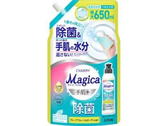 チャーミーマジカ 手肌＋ＧＦ詰替６５０ｍｌ 【新商品 4/10 発売】 【今月の特売 雑貨】 □お取り寄せ品 【購入入数１２個】