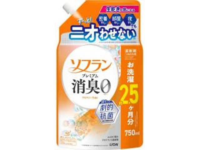 ソフランＰ 消臭０アロマソープ詰替７５０ｍｌ 【新商品 3/9 発売】 □お取り寄せ品 【購入入数１２個】