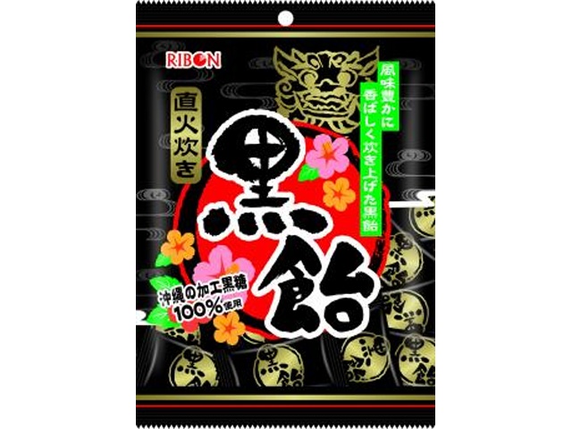 リボン 黒飴 ７４ｇ 【新商品 12/4 発売】 □お取り寄せ品 【購入入数２４個】
