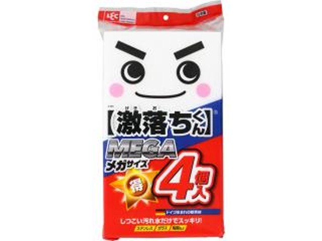 レック 激落ちくんＭＥＧＡ ４個 □お取り寄せ品 【購入入数１０個】