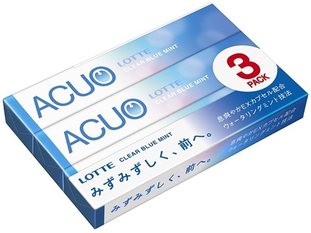 ロッテ ＡＣＵＯクリアブルーミント３Ｐ □お取り寄せ品 【購入入数１００個】