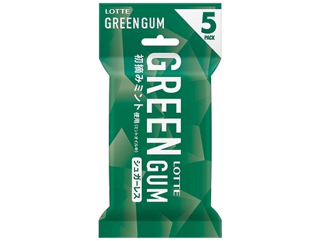 ロッテ グリーンガム５Ｐ □お取り寄せ品 【購入入数６０個】