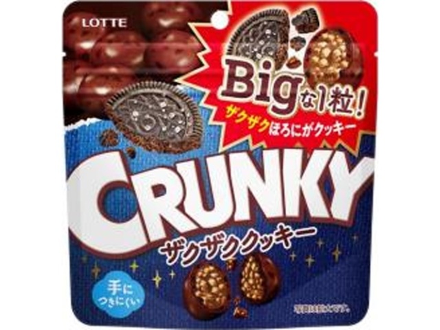 ロッテ クランキービッグザクザククッキー７２ｇ □お取り寄せ品 【購入入数１０個】